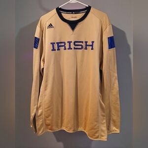Climate rite Notre Dame Adidas Fighting Irish Smooth Sweatshirt Mens Large